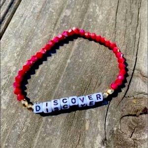 Red discover bracelet